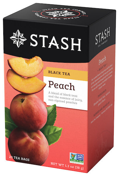 Stash Tea Peach Prem Black Tea (6x20BAG )
