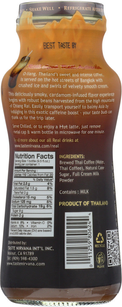 Taste Nirvana Thai Coffee (12x9.5OZ )