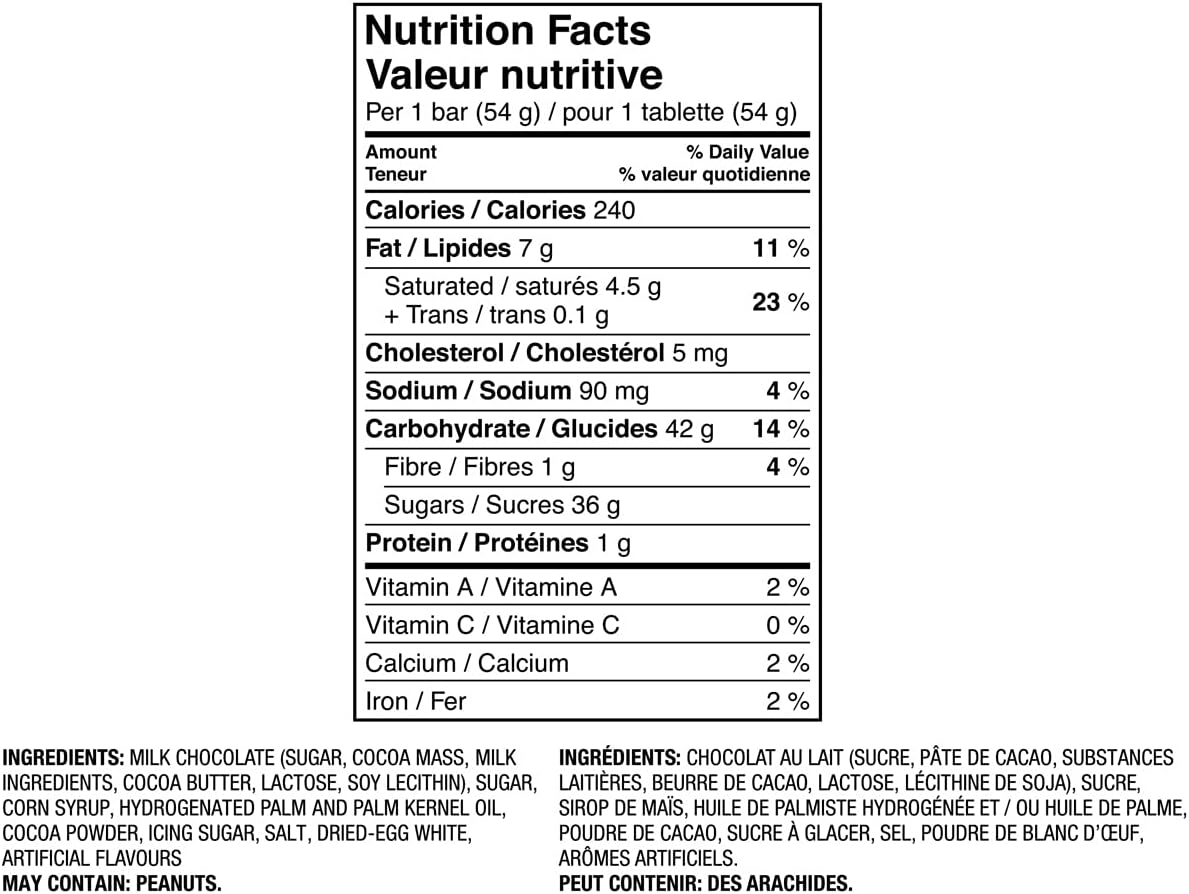 3 MUSKETEERS, Chocolate Nougat Candy Bar, Full Size Bar, 54g (Pack of 36)