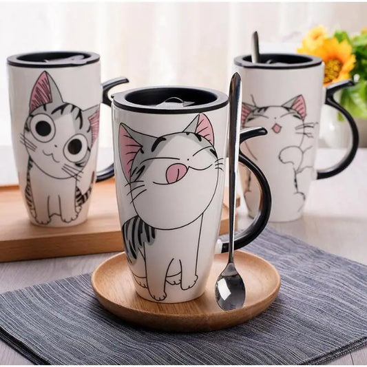 Cat Mug - Ceramic Coffee Cup