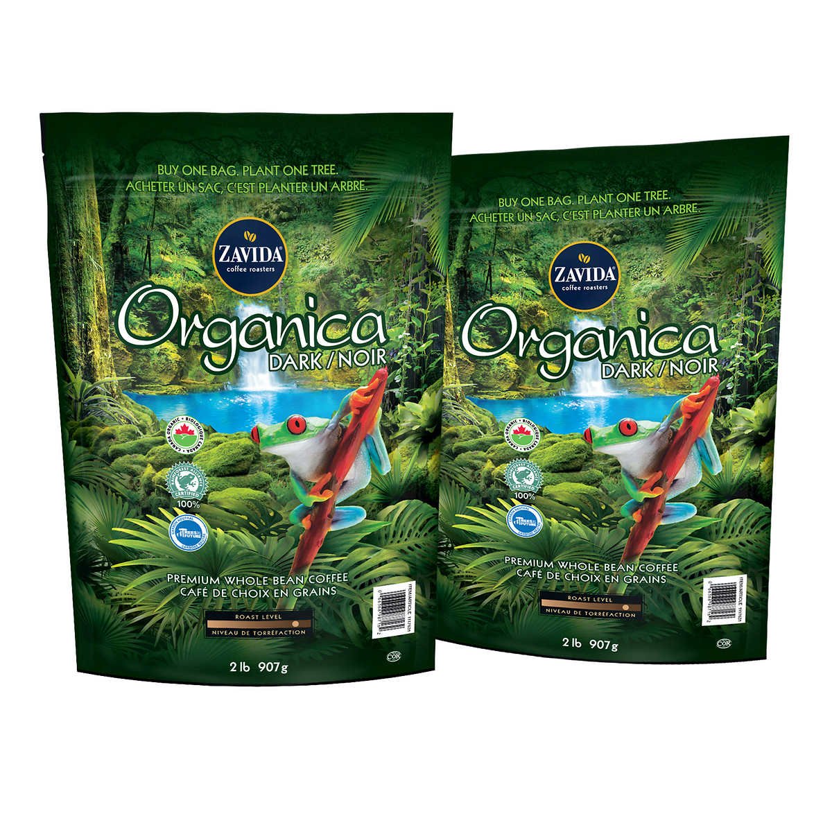 Zavida Organica Dark Coffee (2 x 907 g (31.9 oz.)