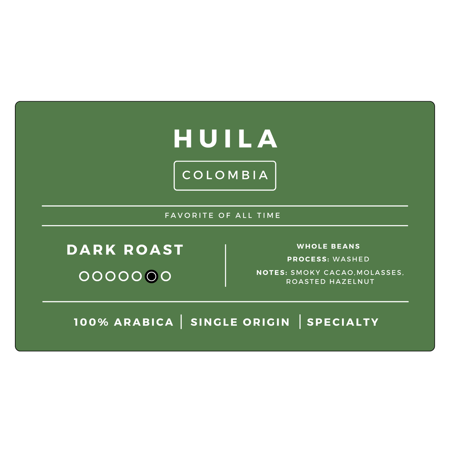 Huila Colombia | Dark-1