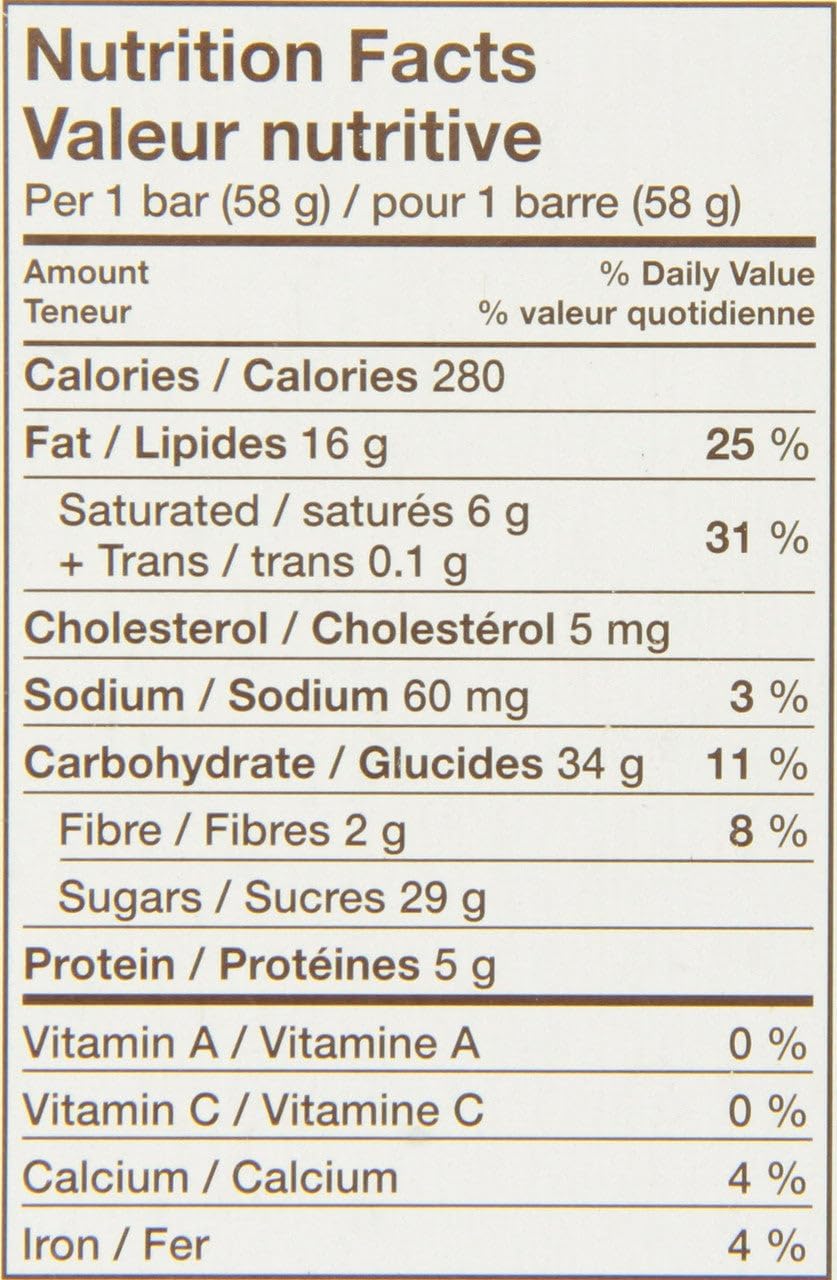 Hershey Oh Henry Candy Bars, Individually Wrapped, 58g (Pack of 24 Candy Chocolate Bars)