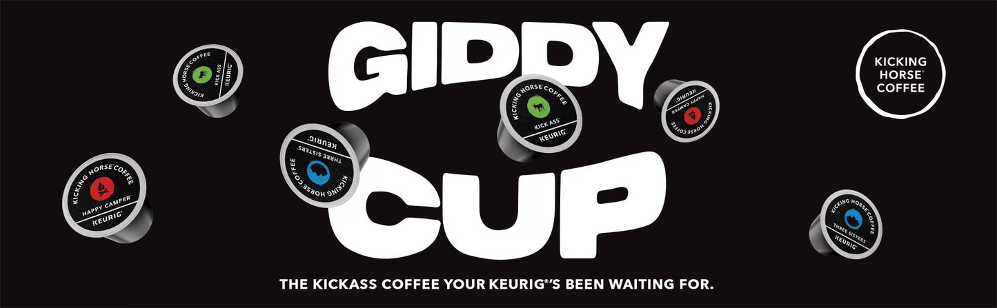 Kicking Horse Happy Camper Coffee Pods – 24 Count Keurig K-Cup Pods | Smooth Medium Roast, Organic & Fairtrade