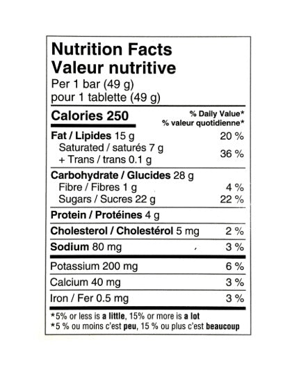 CADBURY Wunderbar Chocolate - Caramel - Individually Wrapped - 1.73 oz (49 g) - 24 Pack