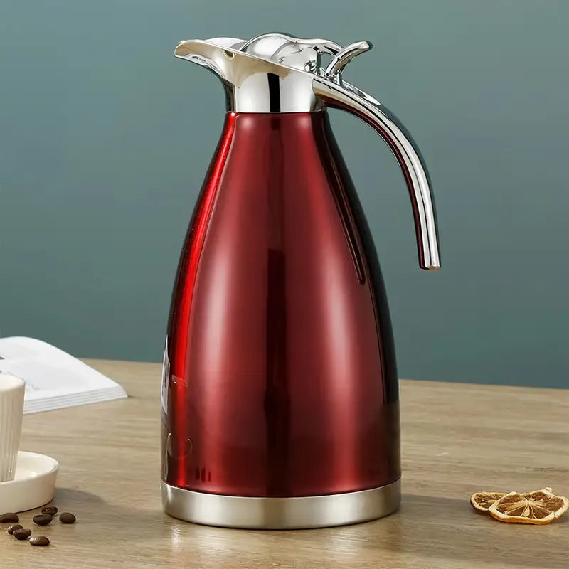 European Style Double Vacuum Insulation Coffee Pot