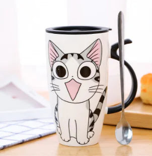 Cat Mug - Ceramic Coffee Cup