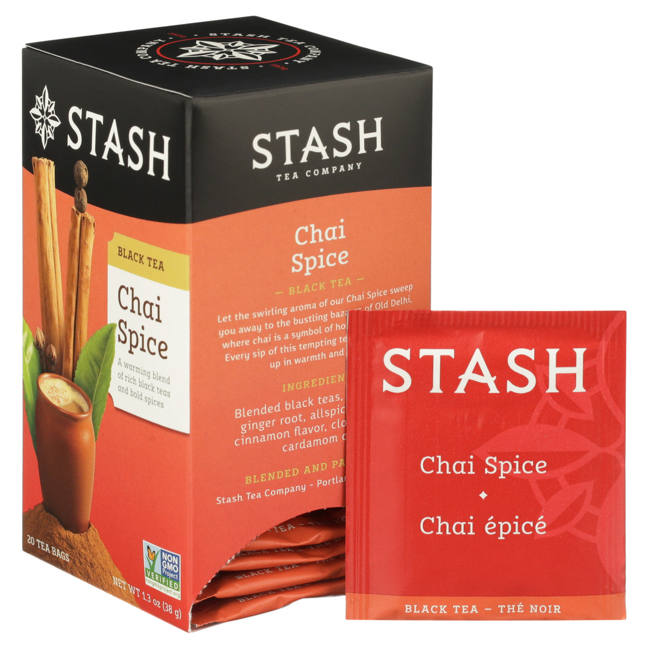 Stash Tea Chai Spice Tea (6x20 CT)