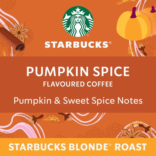 Startbucks Pumpkin Spice Nespresso Vertuo 8 Capsules Limited Edition 230ml each