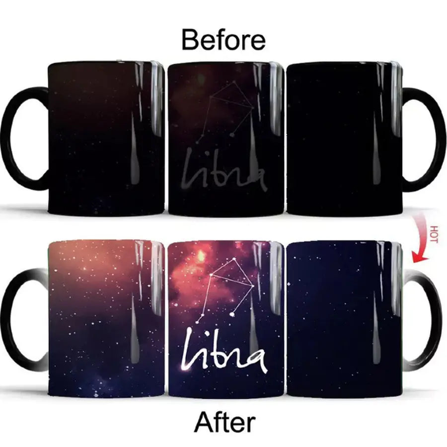 Ceramic Color Changing Constellation Coffee Mug