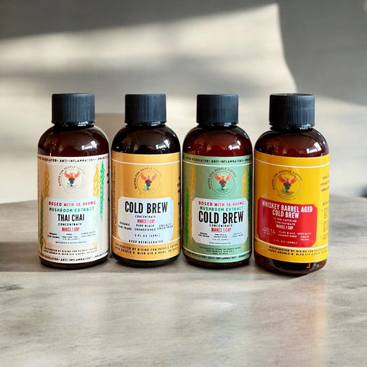 2oz Travel Cold Brew & Thai Chai Tea Concentrated Set of 4-0