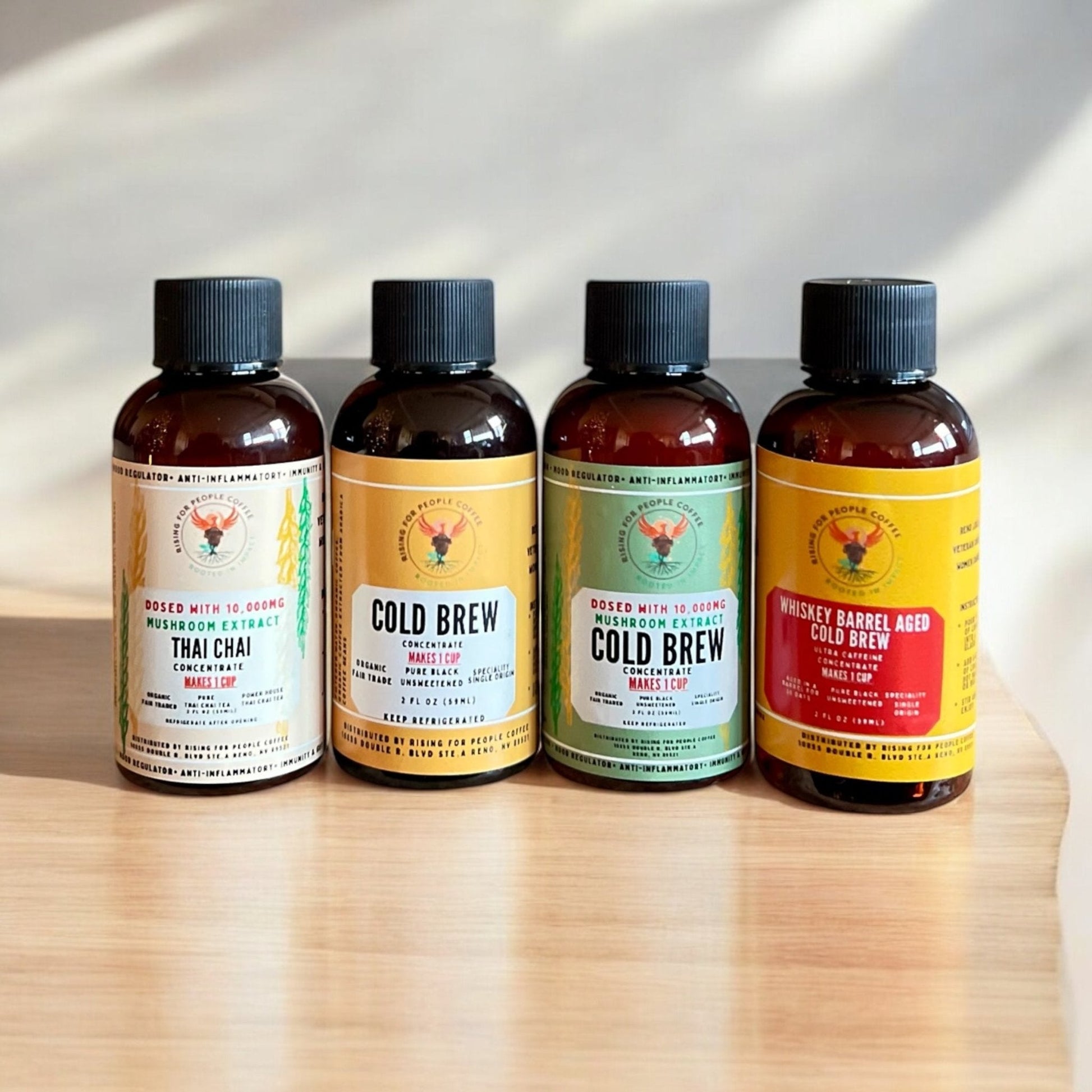 2oz Travel Cold Brew & Thai Chai Tea Concentrated Set of 4-3