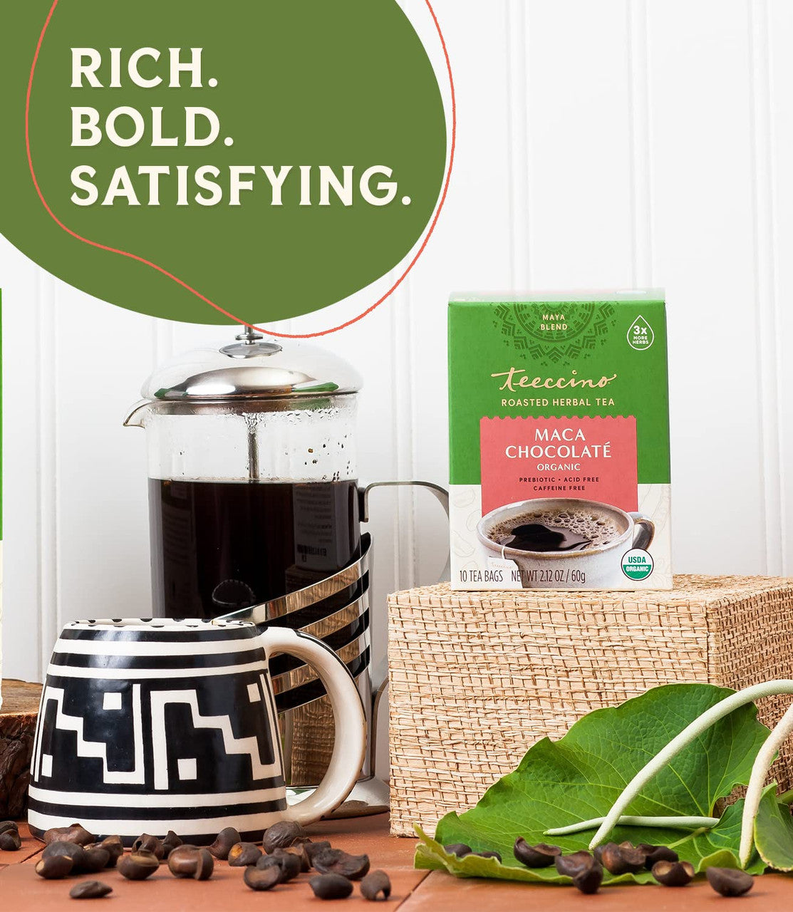 Teeccino Chocolate Coffee Ssrv (6x10BAG )-1