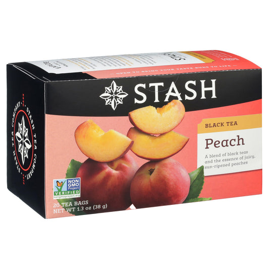 Stash Tea Peach Prem Black Tea (6x20BAG )