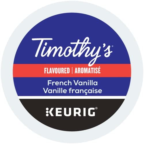 Timothy's French Vanilla K-Cup Coffee Pods, 24 Count For Keurig Coffee Makers