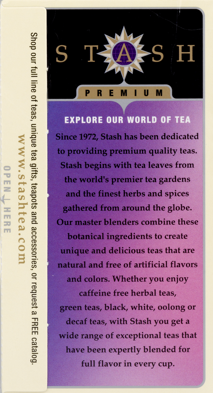 Stash Tea Earl Grey Tea (6x20 CT)