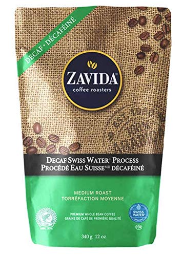 Zavida - Swiss Water Decaf Whole Bean Coffee 5-Pack (5 x 340 g (11.9 oz.)