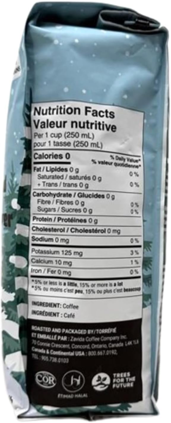 Zavida Winter Blend Whole Bean Coffee – 907g