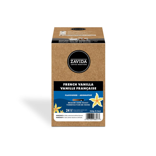 Zavida Dark Roast Coffee Capsule, Compatible With Keurig K-Cup Brewers