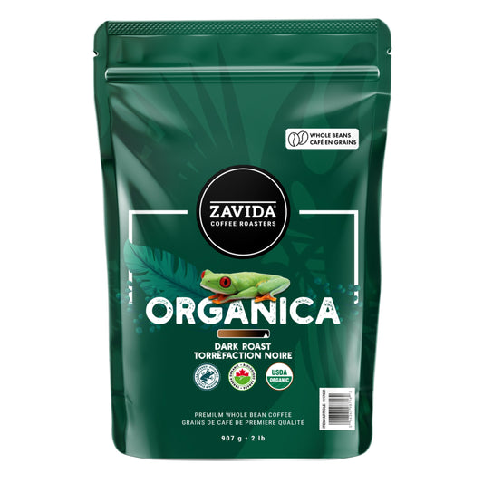 Zavida Organica Premium Whole Bean Coffee, 2 Pound Bag