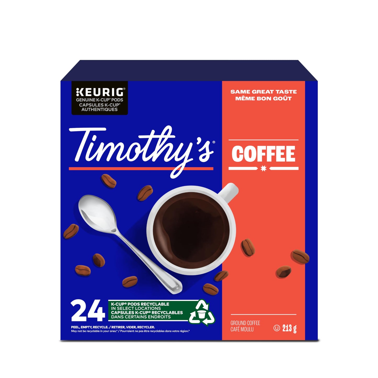 Timothy’s Colombian La Vereda, K-Cup Coffee Pods, 24/96 Count