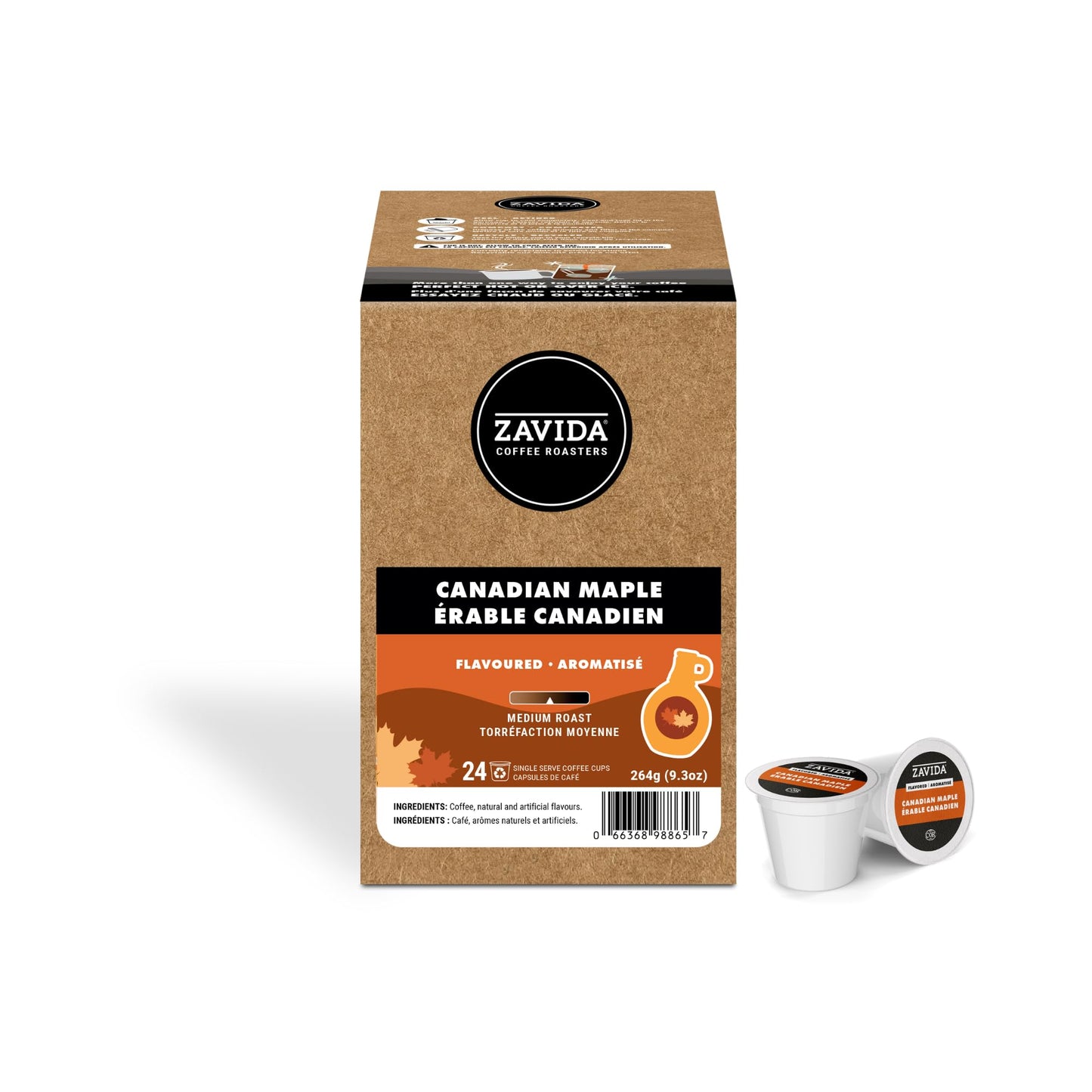 Zavida Flavored Single Serve Coffee Capsules