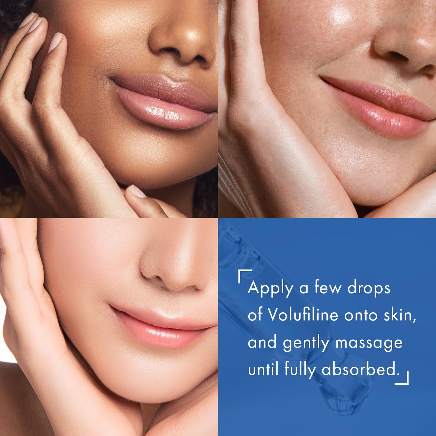 TOSOWOONG SOS Volufiline Serum, 100% France Sederma Volufiline, Glass skin, glow Skincare for Face, lip and body, 11ml 0.37 fl. oz.