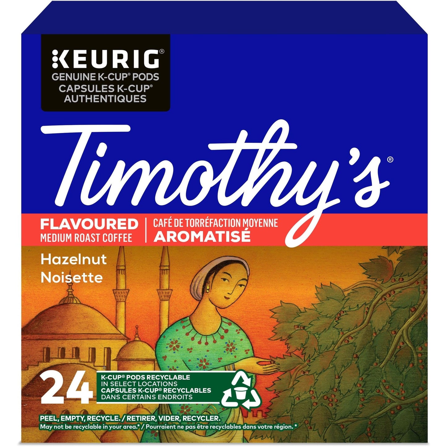 Timothy’s K-Cup Coffee Assorted Flavours for Keurig K-Cup Pods Brewers