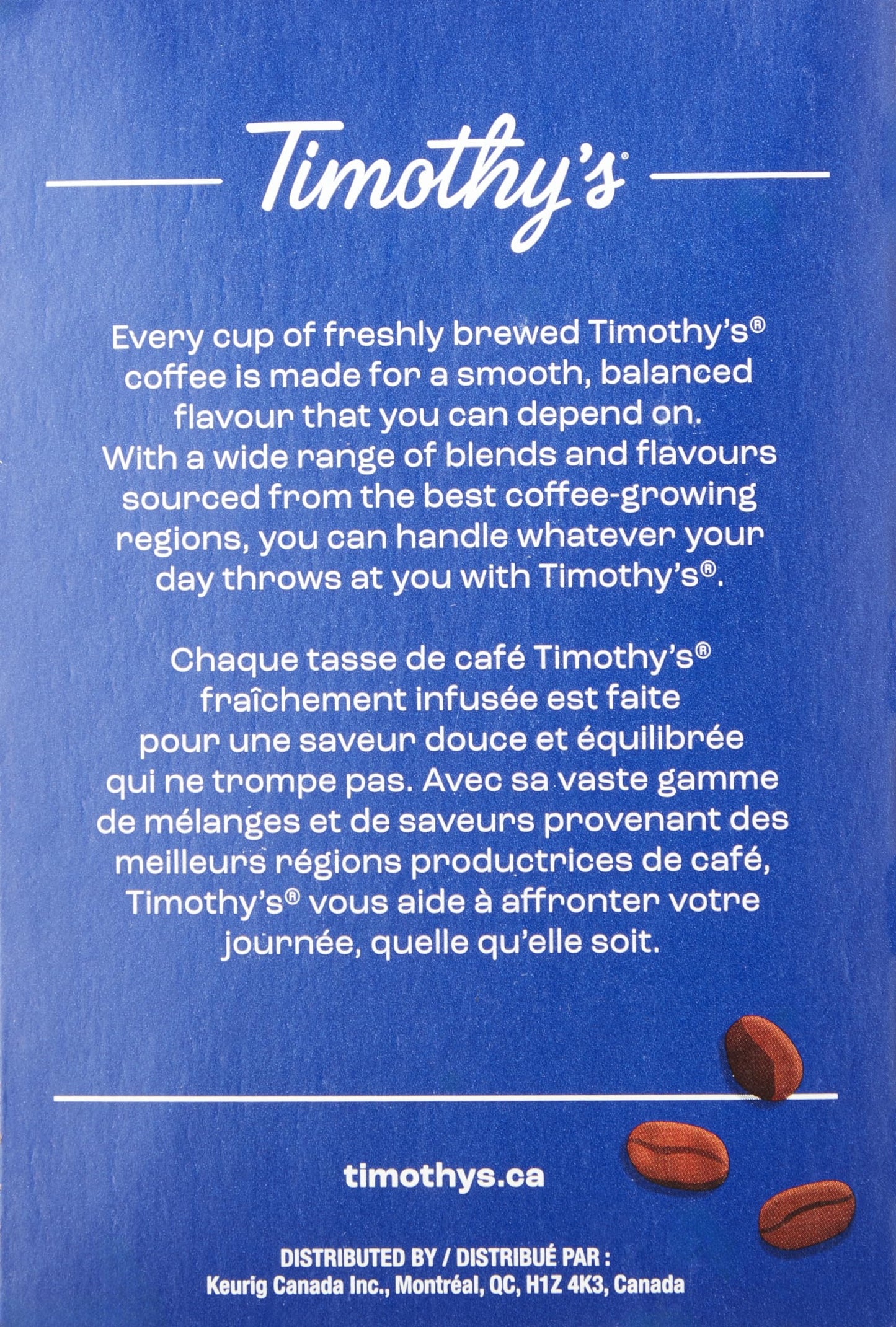 Timothy’s Cinnamon Pastry Coffee K-Cup Pods 24 Pack – Flavored Medium Roast for Keurig