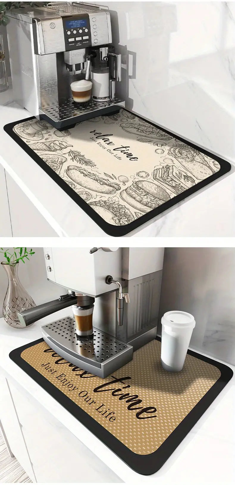 Coffee Table Mat - Non-Slip, Heat Insulation Decor