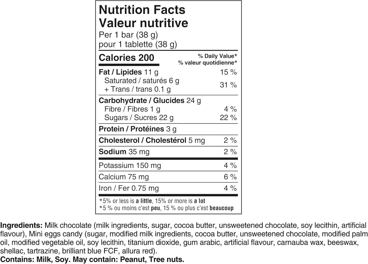 CADBURY DAIRY MILK, Mini Eggs Chocolate Bars, Milk Chocolate with CADBURY Mini Eggs Candy, 24 x 38 g Chocolate Bars, 912g, Made in Canada