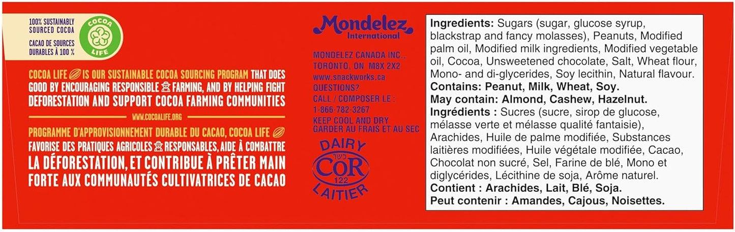 Cadbury Crispy Crunch Full Size Chocolatey Candy Bars, Individually Wrapped, 48g (Pack of 24 Candy Chocolate Bars)