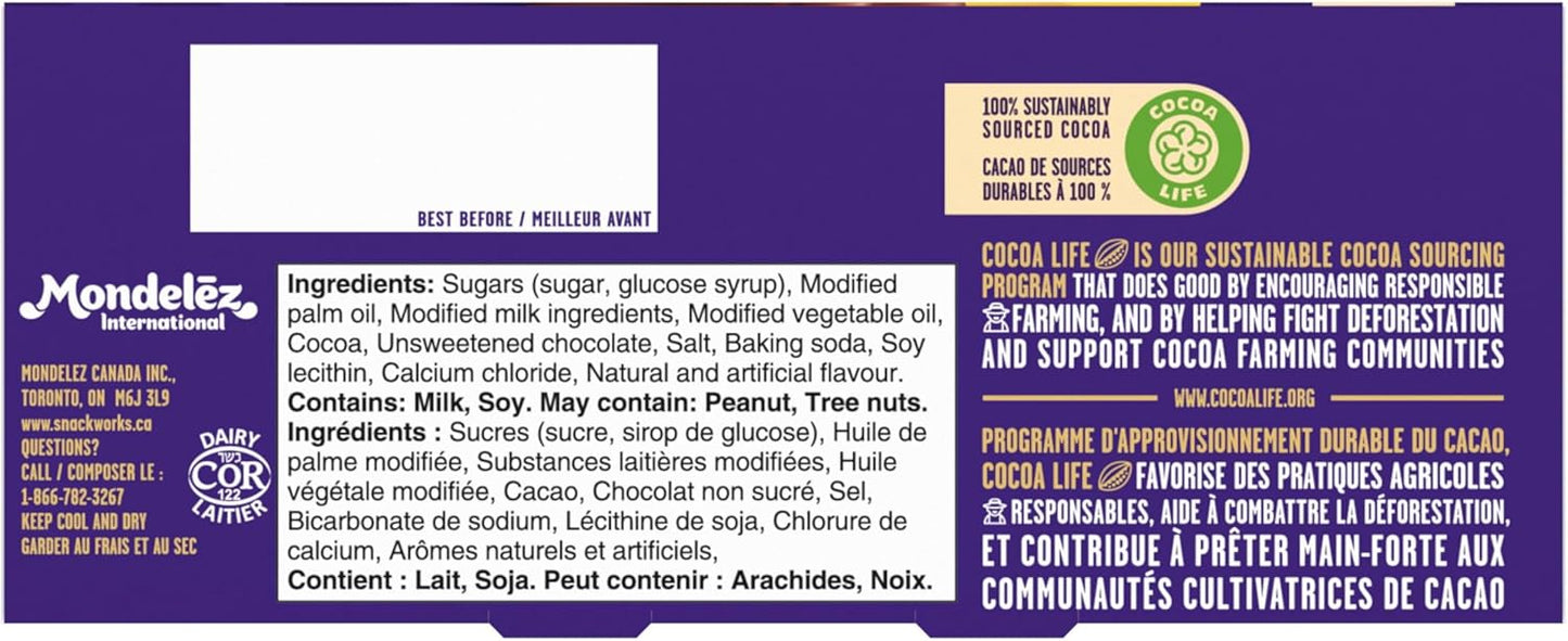 Cadbury Crunchie Full Size Chocolatey Candy Bars, Individually Wrapped, 44g (Pack of 24 Candy Chocolate Bars)