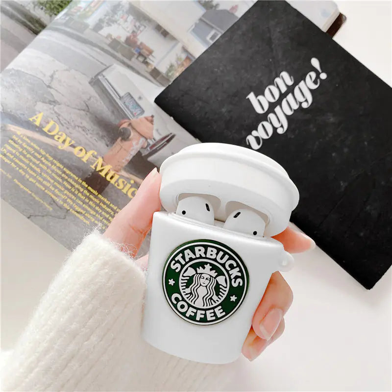 Creative Coffee Cup Headphone Case in Silicone (Starbucks)