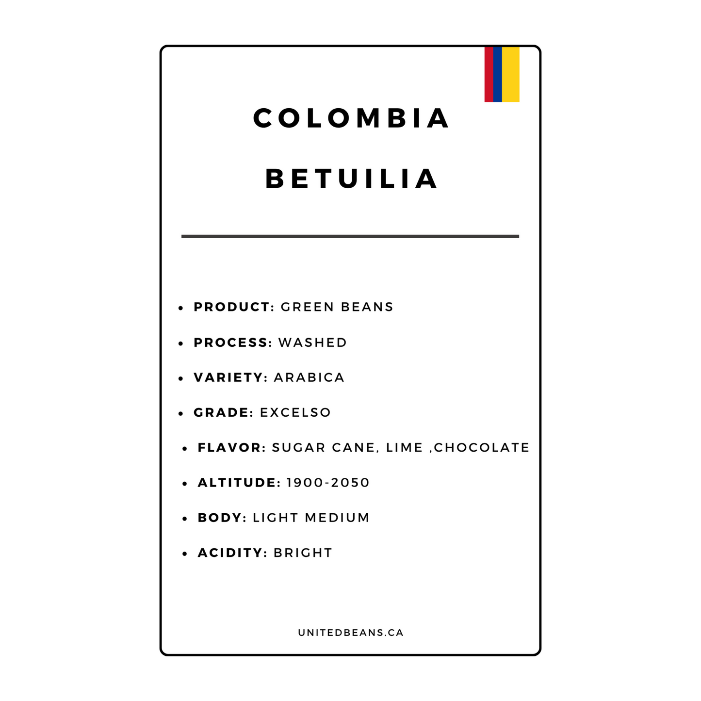 Green Coffee Beans | Colombia Betulia-2
