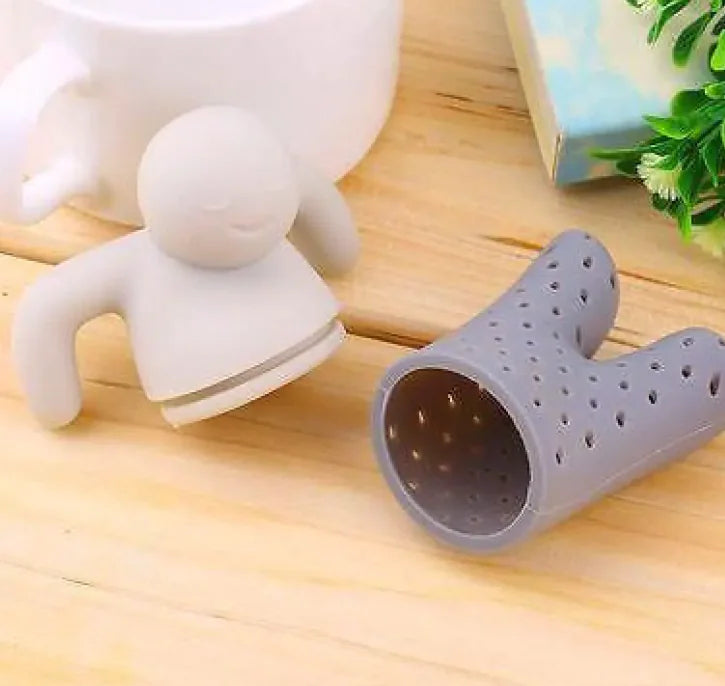 Silicone Human Shape Tea Strainer