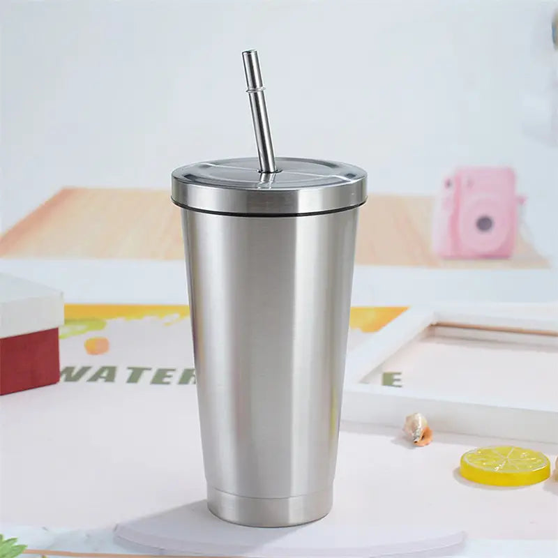 Stainless Steel 16oz Coffee Sippy Cup