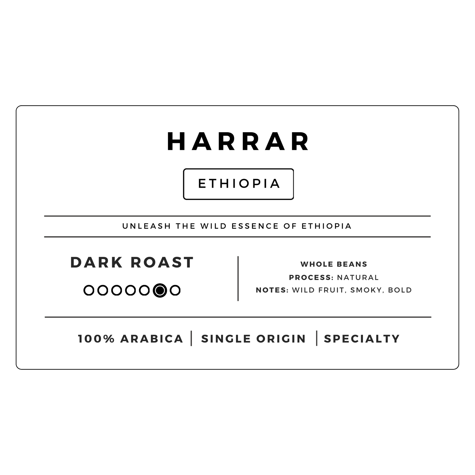 Harrar Ethiopia | Dark-2