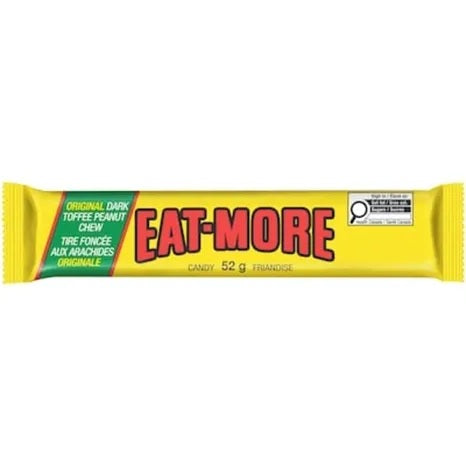Hershey Eatmore Chocolatey Candy Bars, Individually Wrapped, 52g (Pack of 24 Candy Chocolate Bars)
