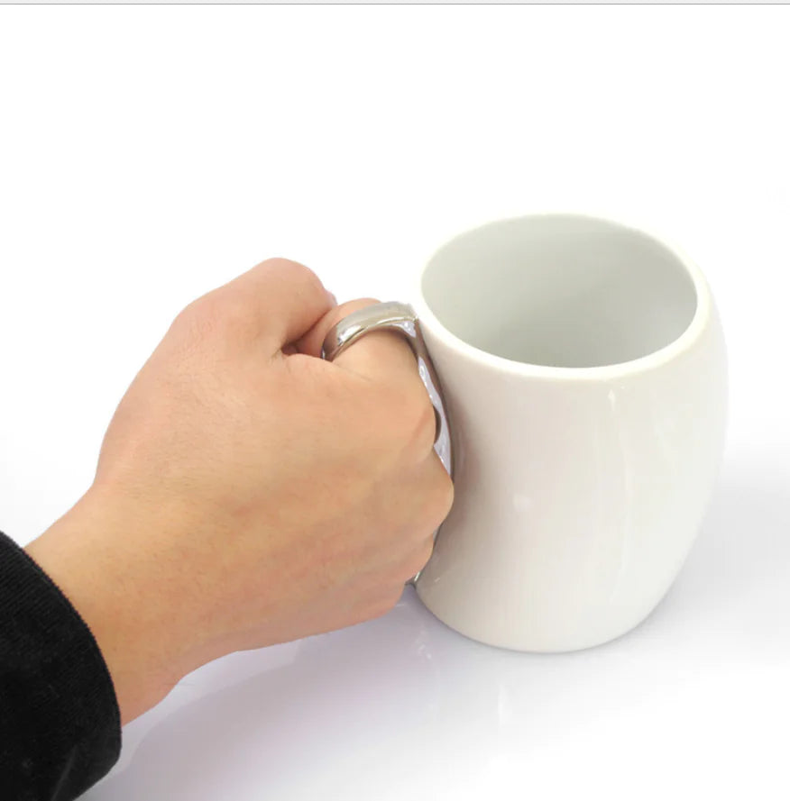 Couple Boxing Cups - Ceramic Coffee Fist Mugs