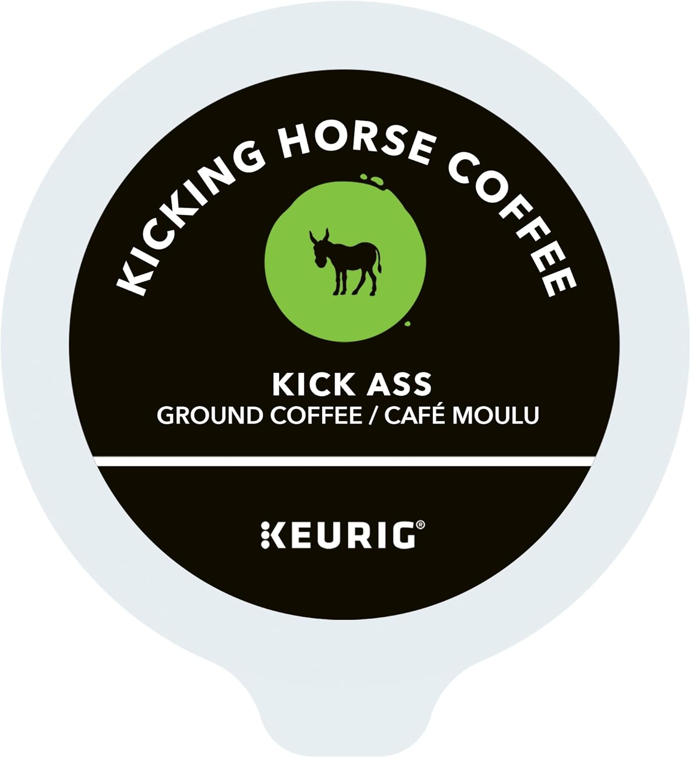 Kicking Horse Kick Ass Coffee Pods – 24 Count Keurig K-Cup Pods | Bold, Dark Roast, Organic, Fairtrade