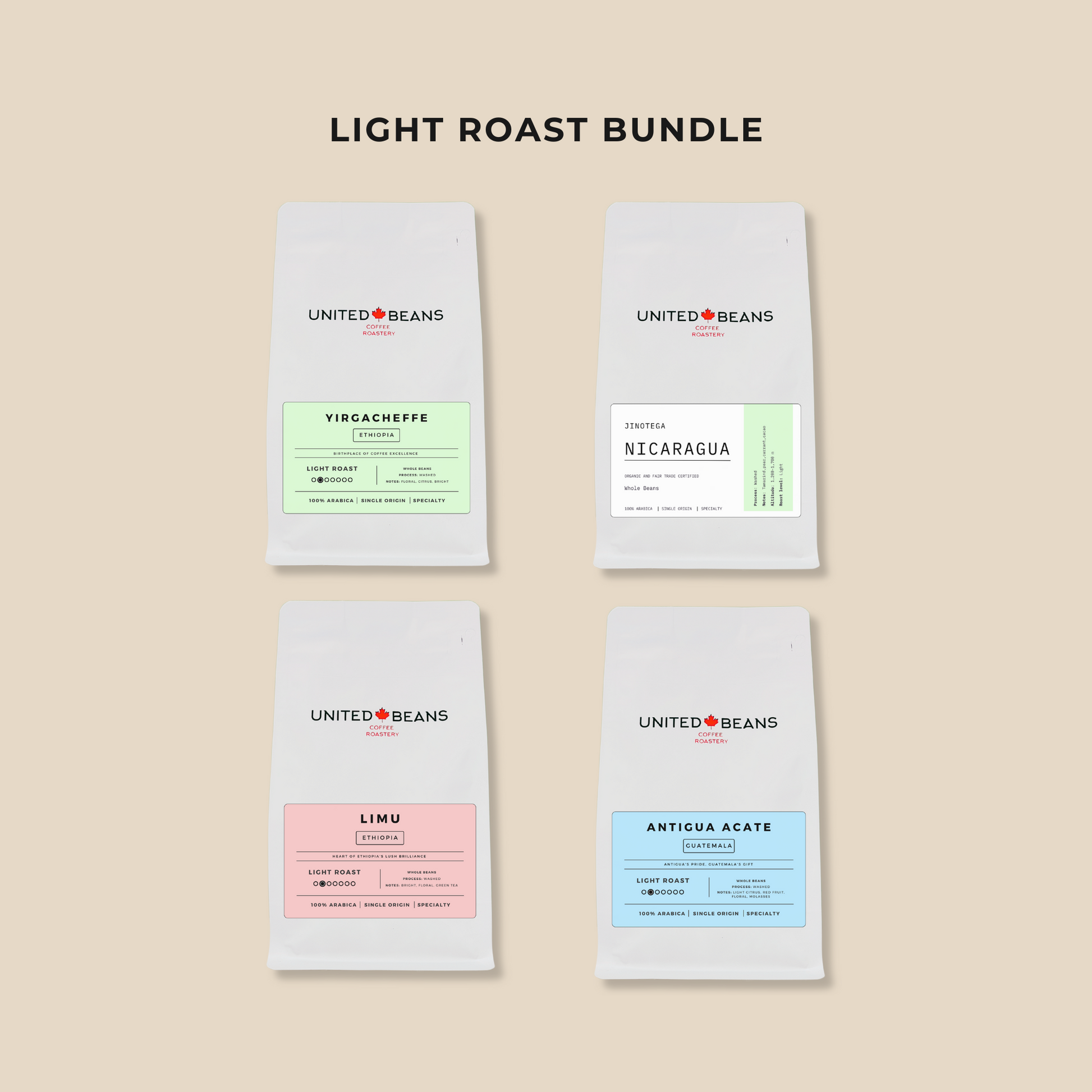 Light Roast Coffee Bundle | 4 bags-0