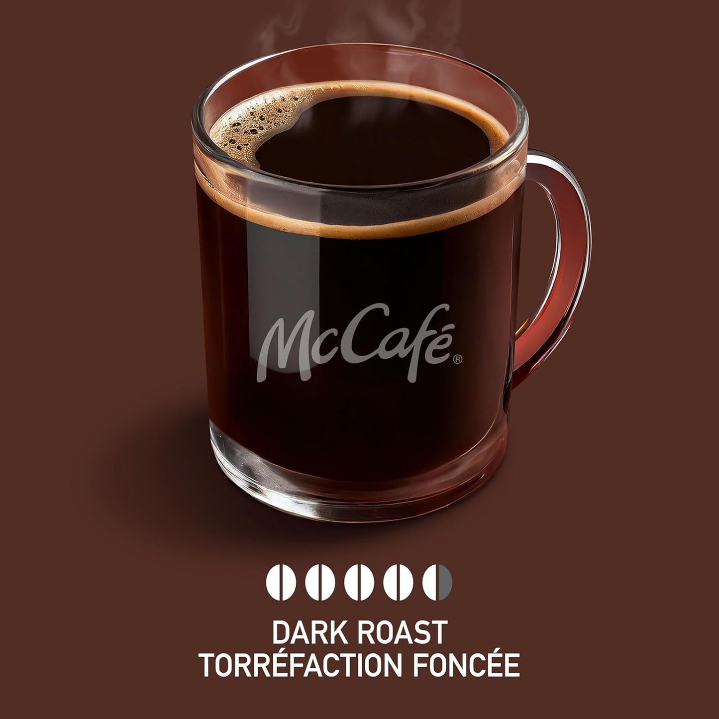 McCafe Espresso Roast K-Cup Pods Coffee, Dark Roast, 24 Count – 100% Arabica, Compatible with Keurig Brewers – Bold, Rich & Smooth Café-Quality Flavor at Home