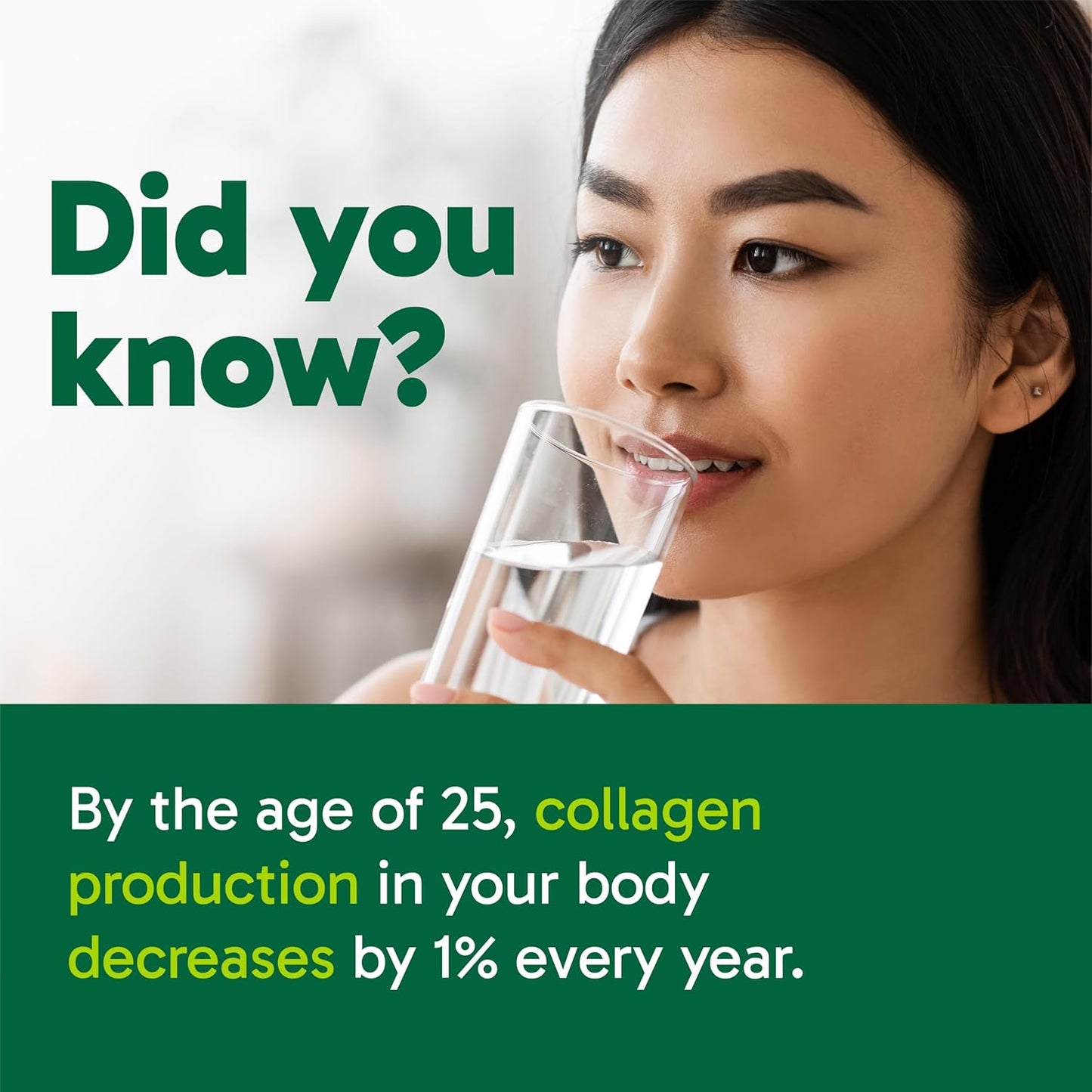 Organika Enhanced Collagen Powder, 250 g | Grass-Fed Hydrolyzed Collagen Peptides for Hair, Skin, Nails & Joints | Unflavoured, Non-GMO, Canadian-Made Protein Supplement