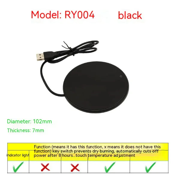 Portabel USB Coffee or Tea Heater For Home or Office