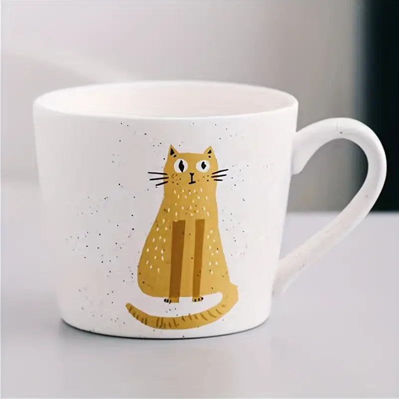 Kawaii Cat Tiger Koala Lion Ceramic Coffee Cup (1pc)