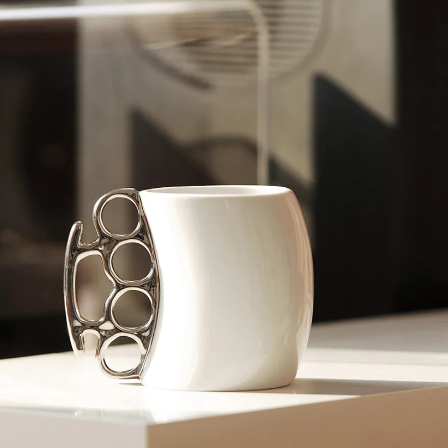 Couple Boxing Cups - Ceramic Coffee Fist Mugs