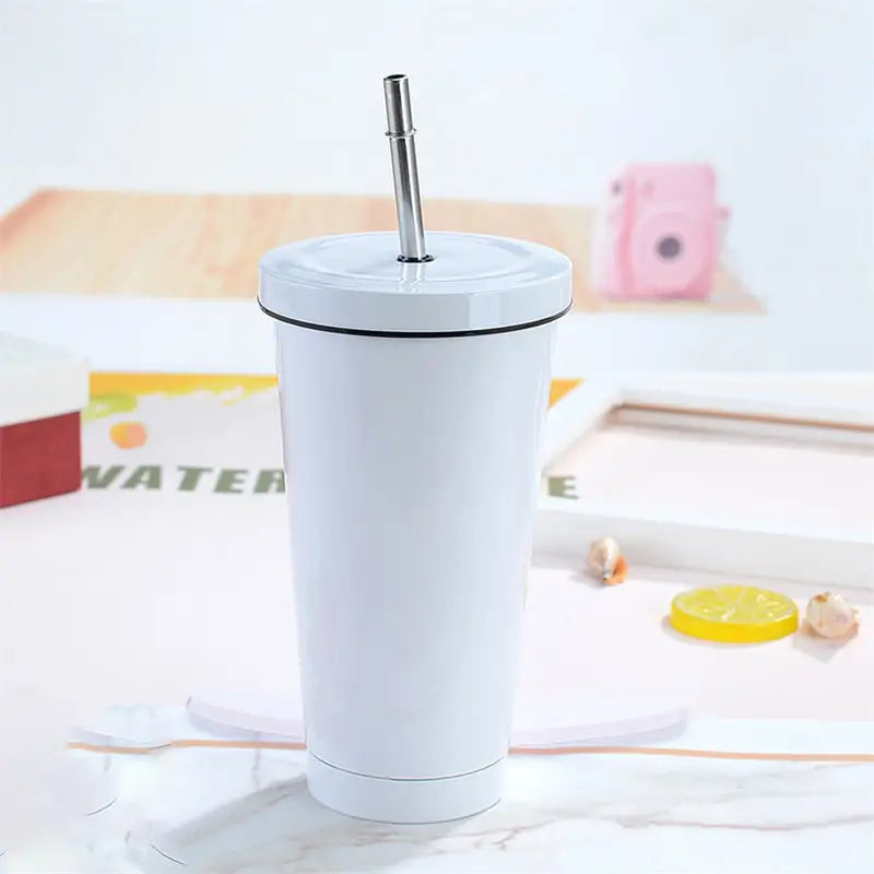 Stainless Steel 16oz Coffee Sippy Cup