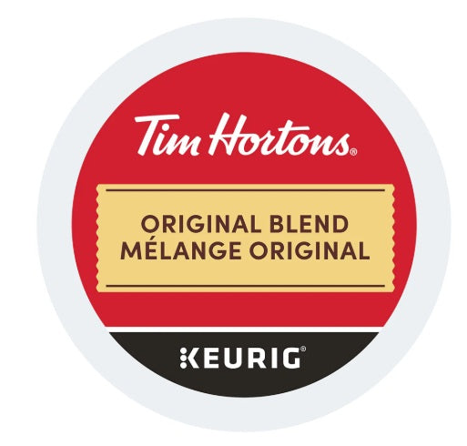 2 Pack x Tim Hortons Original Blend Coffee K-Cup Pods 48 (2 x 24 Count) – Medium Roast for Keurig