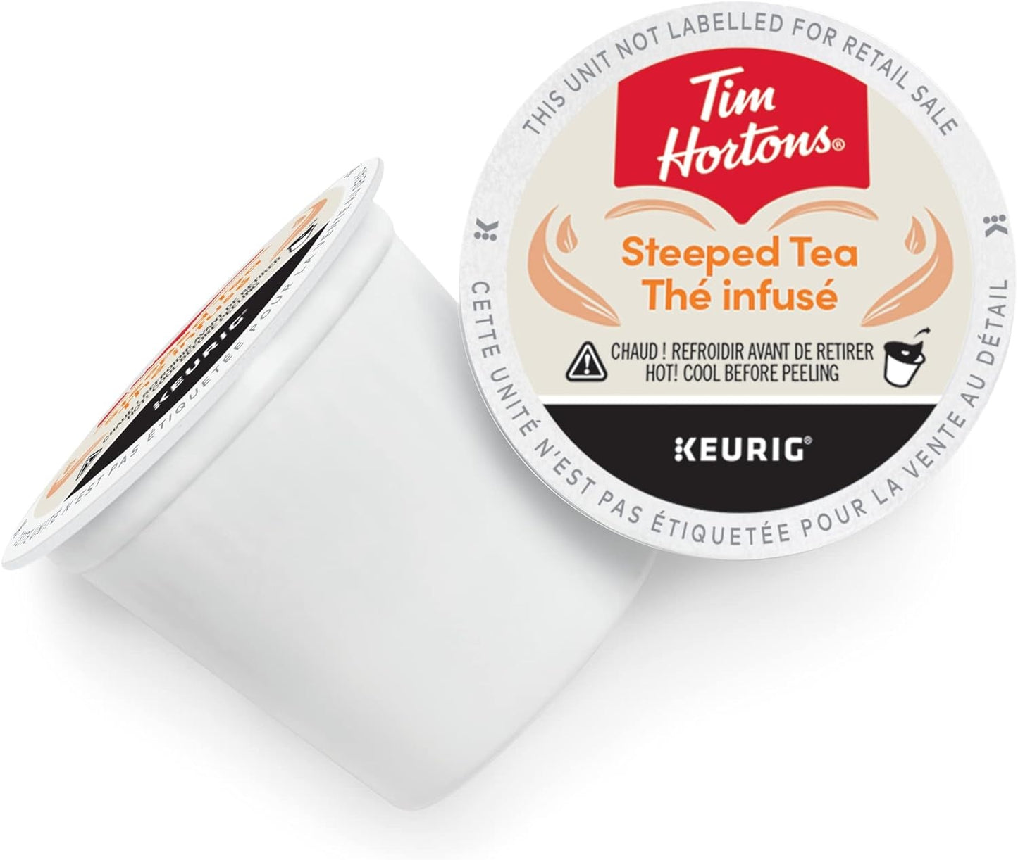 Tim Hortons Steeped Tea Single Serve K-Cup Pods, 72-Count | Smooth & Balanced Black Tea | Compatible with Keurig Brewers